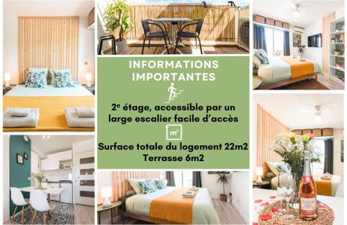 La Casita - Studio Confort avec Terrasse et Parking privé- La Grande Motte, Montpellier - Foto 7