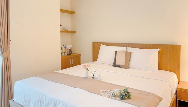 Cozy And Elegant 1Br Apartment The Boulevard - Foto 3, Habitación