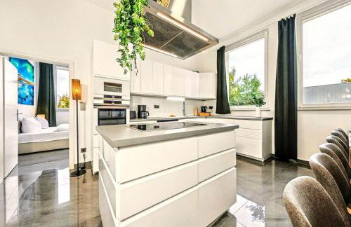 Scandi Loft für bis zu 12, Whirlpool, Sauna, Gaming, Nordstadt - Foto 57