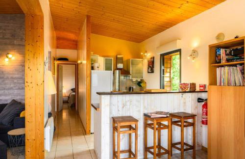 Lodge milieu - Piscine privée Terrasse - - Foto 11