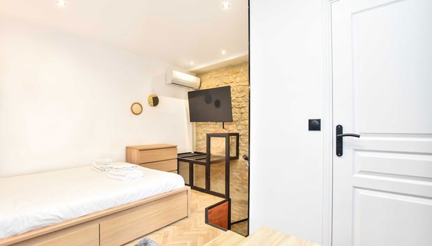 Charming Duplex - 1br/3p - Grenelle/champs-de-mars - Foto 2, Habitación