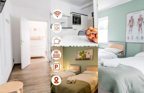 janu-homes - 2 Zimmer Apartment - 4 Betten, Lahnblick vom Amselweg - Photo 1