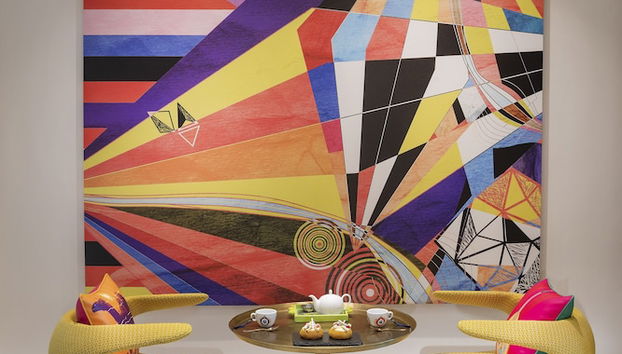 Coin salon dans le hall