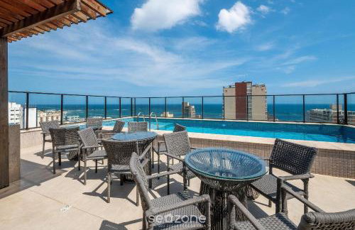 Aptos completos em prédio c/ piscina e academia a 500m da Praia em Salvador- HPAs - Foto 23