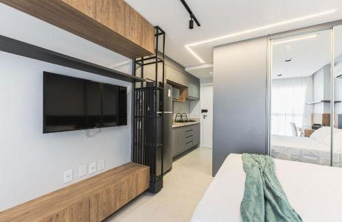 Estúdio Moderno no City House - Área de lazer com vista 360º e Piscina - Foto 60