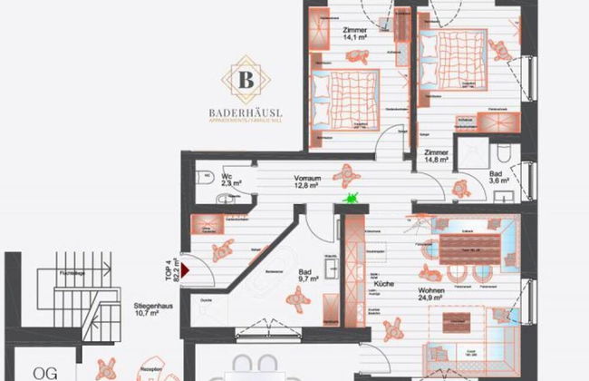 Apartment in Bramberg Near Cable Car - Foto 3