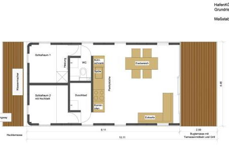 Hausboot Hafenkönig Lübeck - Foto 27