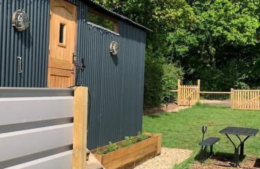 Shepherds Hut with Scandinavian Hot Tub and hydromassager - Foto 24