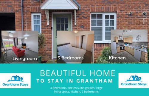 Grantham Stays, 3BR Home, Long Work Stays & Parking - Foto 21