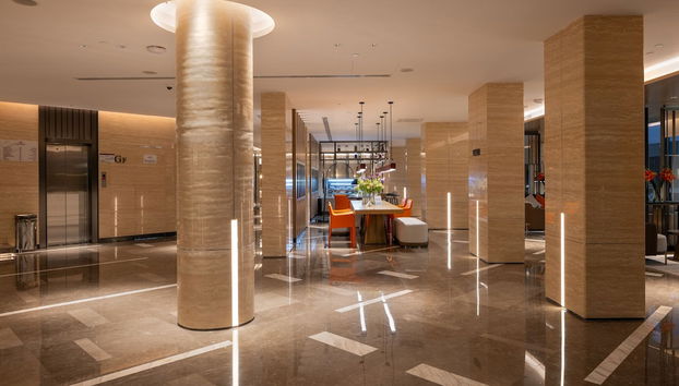 Zona de estar del vestíbulo