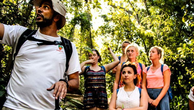 Enjoying a day out hiking