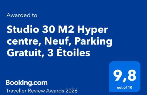 Studio 30 M2 Hyper centre, Neuf, Parking Gratuit, 3 Étoiles - Foto 22