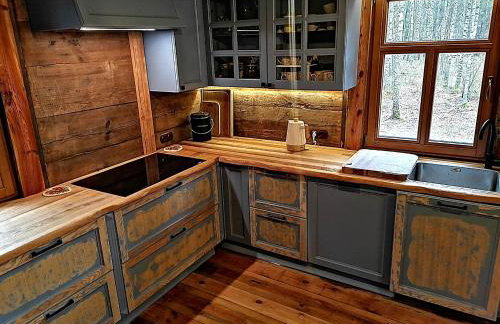 Biały Las Magiczna Stara Chata Puszcza Białowieska - Foto 16