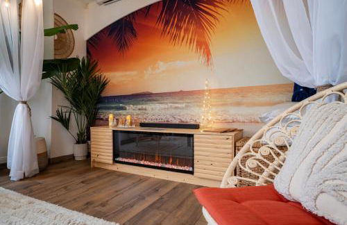 CathyVoyages - Ciel étoilé - Bord de Mer - Parking gratuit - Vidéoprojecteur - Lit rond - La Paillote Strasbourgeoise - Photo 65