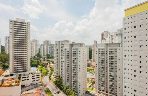 IN4 - Novo Bhaus Morumbi - Shopping Jardim Sul - 50m2 - Linda vista 19o andar - Vaga de Garagem - Acomoda 2 adultos e 1 criança - Foto 23