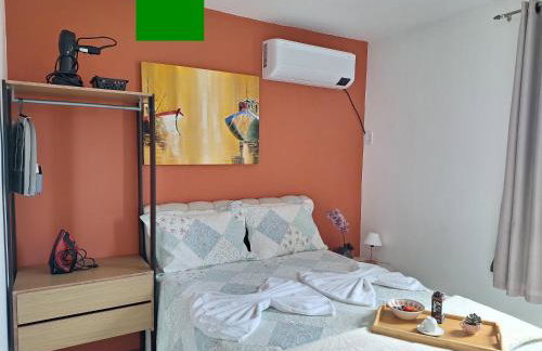 Ajuflat- Seu lar perto da Praia e da Orla de Atalaia com Ar condicionado e piscina - Foto 57