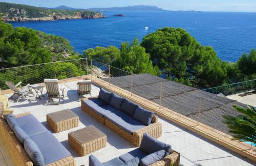 Grande villa familiale vue mer avec piscine - domaine privé à St Cyr sur Mer - Foto 61
