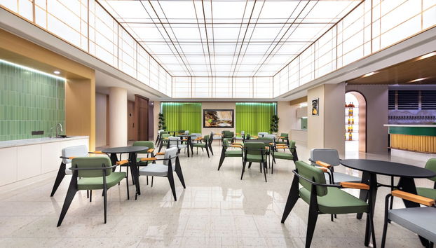 Zona de estar del vestíbulo