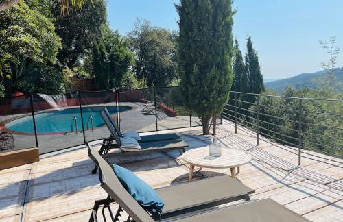 VillaM with heated pool, panoramic view, sea - Foto 31