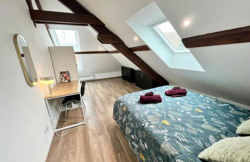 Large Family Duplex - 3 Rooms - Games Room - Near Center and Station - Parking - Quiet - Foto 8