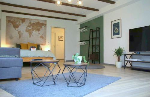 Studio-Apartment mit Garten, Parkplatz & Küche - Foto 7