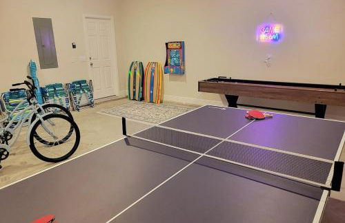 New 5BR Beach Access Heated Pool Free Golf Cart Game Rm - Foto 69