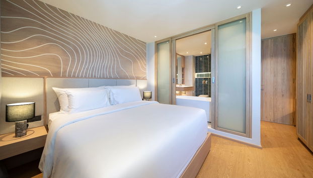 Sea View Chic Design 2BR Karon Condo 16C - Foto 3, Habitación