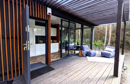 Przeszklony Tiny House w Lesie - Foto 10