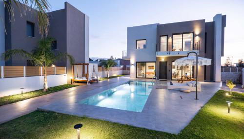 Nos Aqua Villas Chania - Photo 2, Garden, sunbed, Garden view