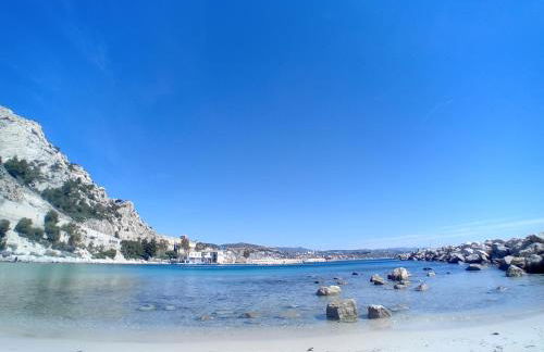 Bas de villa avec jardin piscine clim proche plages calanques - Foto 2