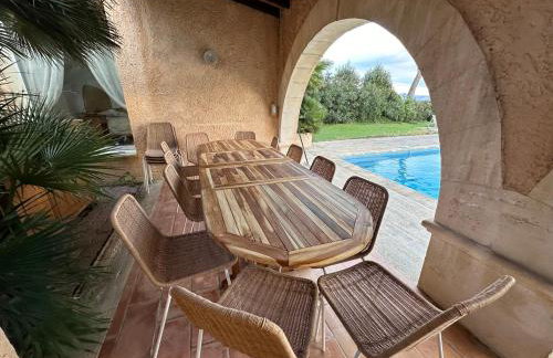 La Roche Bleue - Villa de charme avec vue exceptionnelle bord de mer piscine privée jardin et terrasse - Foto 13
