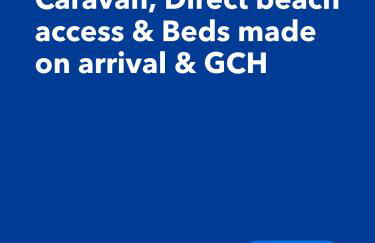 PD Wonderwall Caravan, Direct beach access & Beds made on arrival & GCH - Foto 35