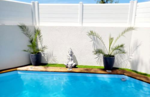 Magnifique logement indépendant "Les Coquelicots", terrasse proche des plages et Montpellier - Foto 31