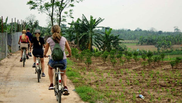 Take in beautiful landscapes on bike