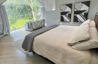 Asheville Luxury Glamping Dome - Mountain Views, and Hot Tub! - Foto 34