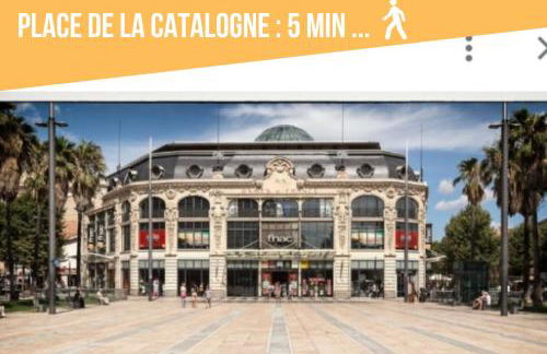 Le Cosy Perpignan Centre, 2 rooms, 2 bathrooms, free WIFI, free parking, lift, central, renovated, spacious - Foto 39