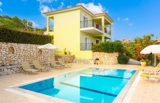 Skala Villa Green Large Private Pool Walk to Beach Sea Views A C Wifi - 2825 - Foto 27