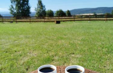 Drewniane domki z prywatnym jacuzzi i widokiem na Góry - Klimatyczny Kompleks w Górach Izerskich #Widogruszka - Photo 4