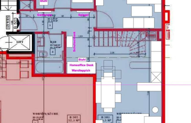 E-64 Duplex-3BDR apartment with Sky roof-Zurich West - Foto 24