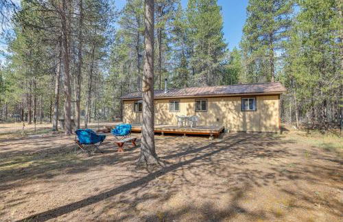 1 Mi to State Park Peaceful La Pine Cabin with Deck - Foto 24