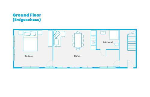 Mitte Loft group & family friendly, 150m2, 2BRs, 2Bathrooms, living & dinning room , 4 - 8 Guests - Foto 24