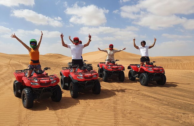 Dubai: Quad Bike, Dune Buggy, and Sandboarding Experience - Photo 9