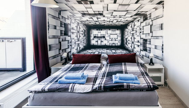 Cozy Apartment with Big Terrace - Karlín - Foto 4, Habitación