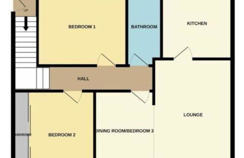 Springfield Apartment - Train to Glasgow or Edinburgh - Private Parking & Wifi - Photo 28