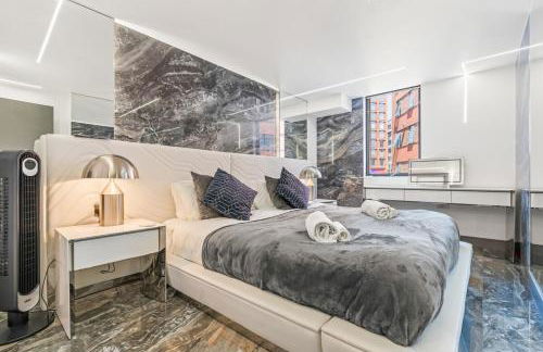 Luxury City Apartment, Walk to O2 Academy & Bullring, Sleeps 4 - Foto 8