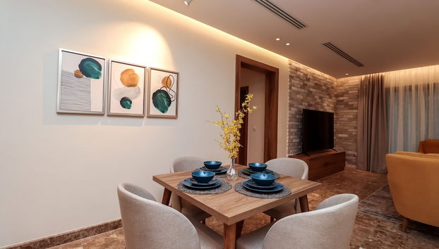 Essbereich im Zimmer