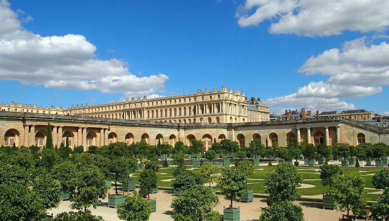 Panorámica de los jardines