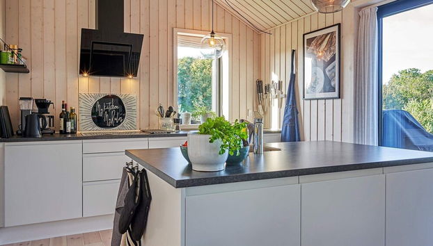 8 Person Holiday Home in Aakirkeby - Foto 5, Cocina privada