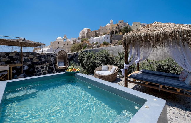Rock Villas Santorini - Villa Legend Castle View Jacuzzi 130 sq m up to 7 Guests - Foto 19