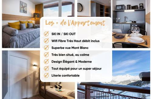 Appartement Arc 2000 Rénové 5 personnes Paradiski - Foto 3